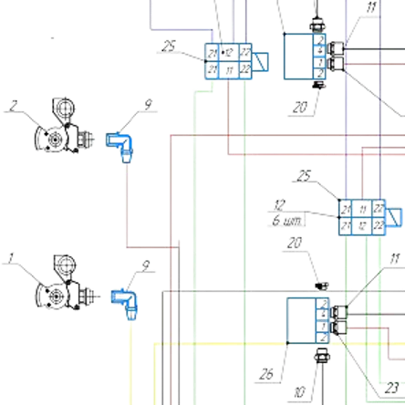 Комплект тормозной системы Wabco (установочный, ретрофит)